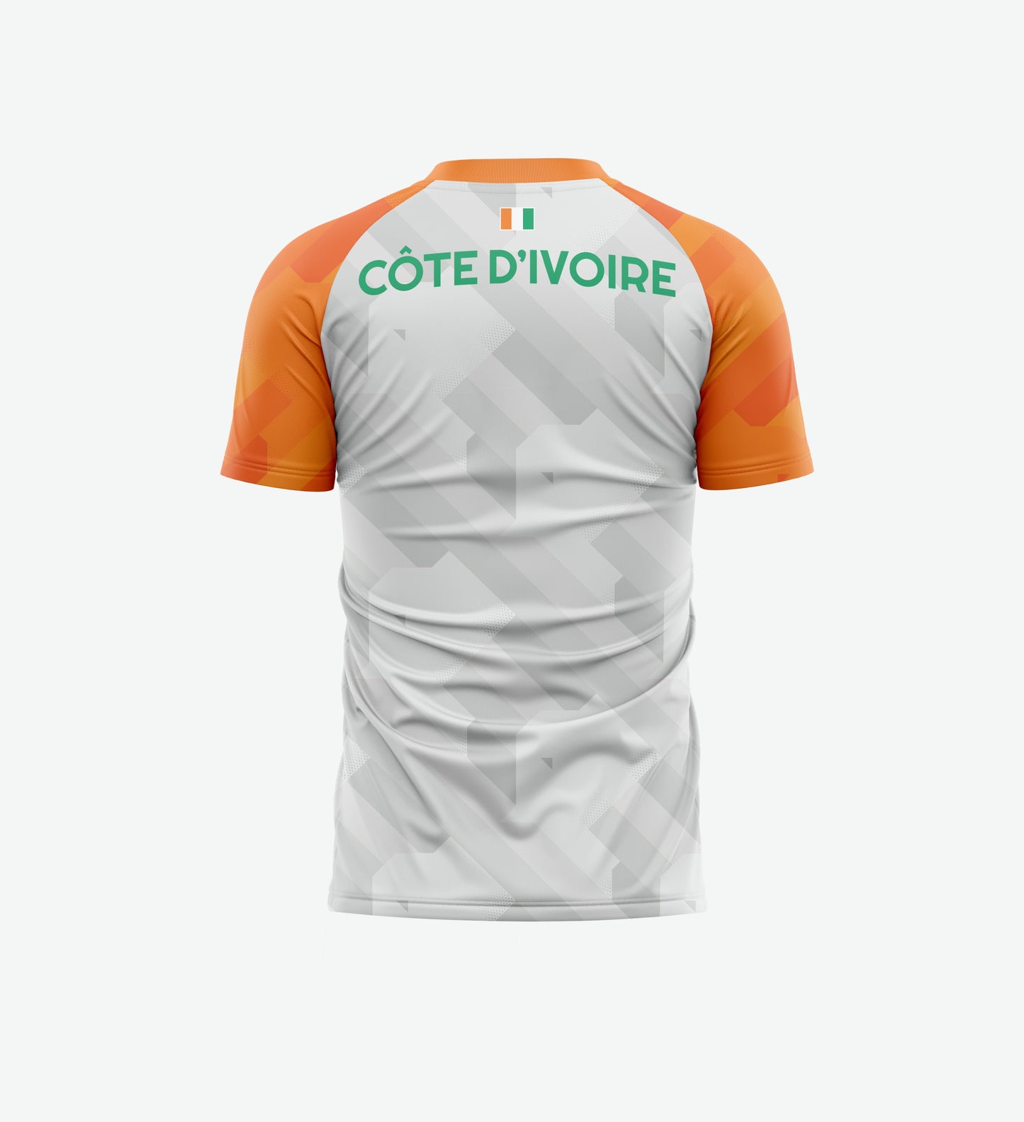 CIV-PARIS '24 ATHLETIC TEE - WHITE & ORANGE