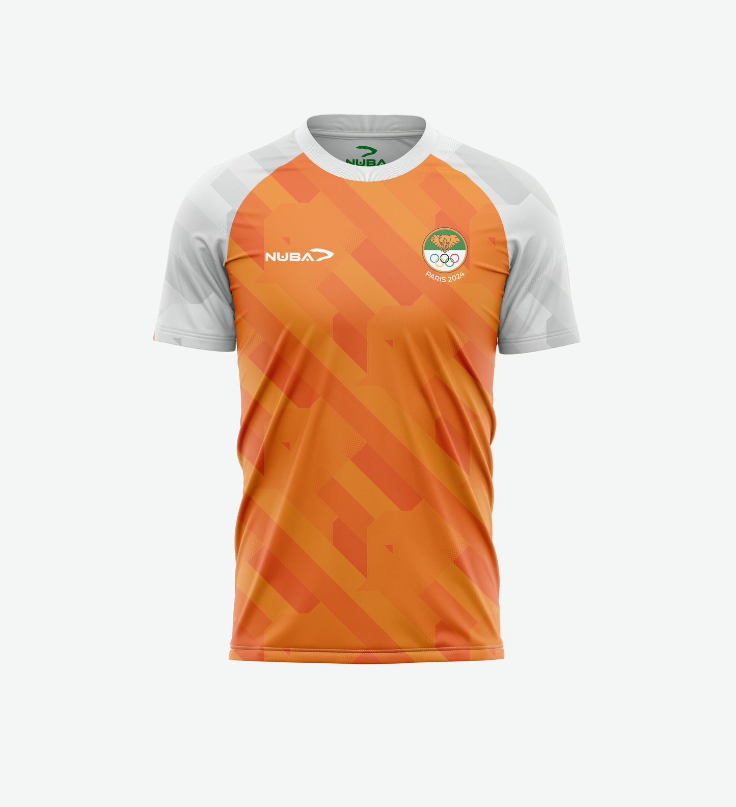 CIV-PARIS '24 ATHLETIC TEE - ORANGE & WHITE