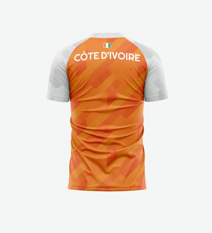 CIV-PARIS '24 ATHLETIC TEE - ORANGE & WHITE