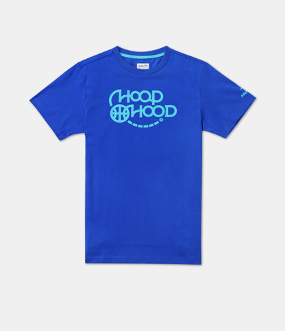 HOOPHOOD TEE - DEEP BLUE